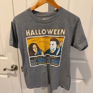 Licensed Halloween Graphic Tee with Laurie & Michael